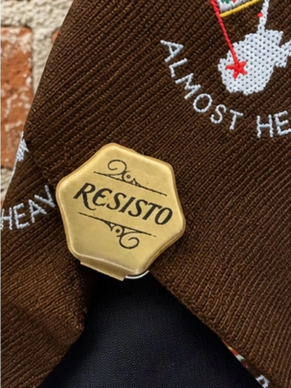 Vintage RESISTO Almost Heaven (West Virginia) Necktie